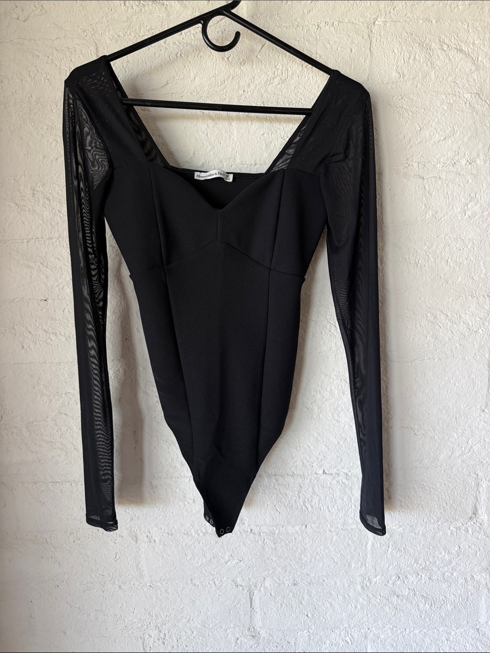 Abercrombie & Fitch Medium Black Body Suit, long sleeve